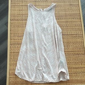 Mossimo Supply Co. Heathered Pink & Cream Tank Top